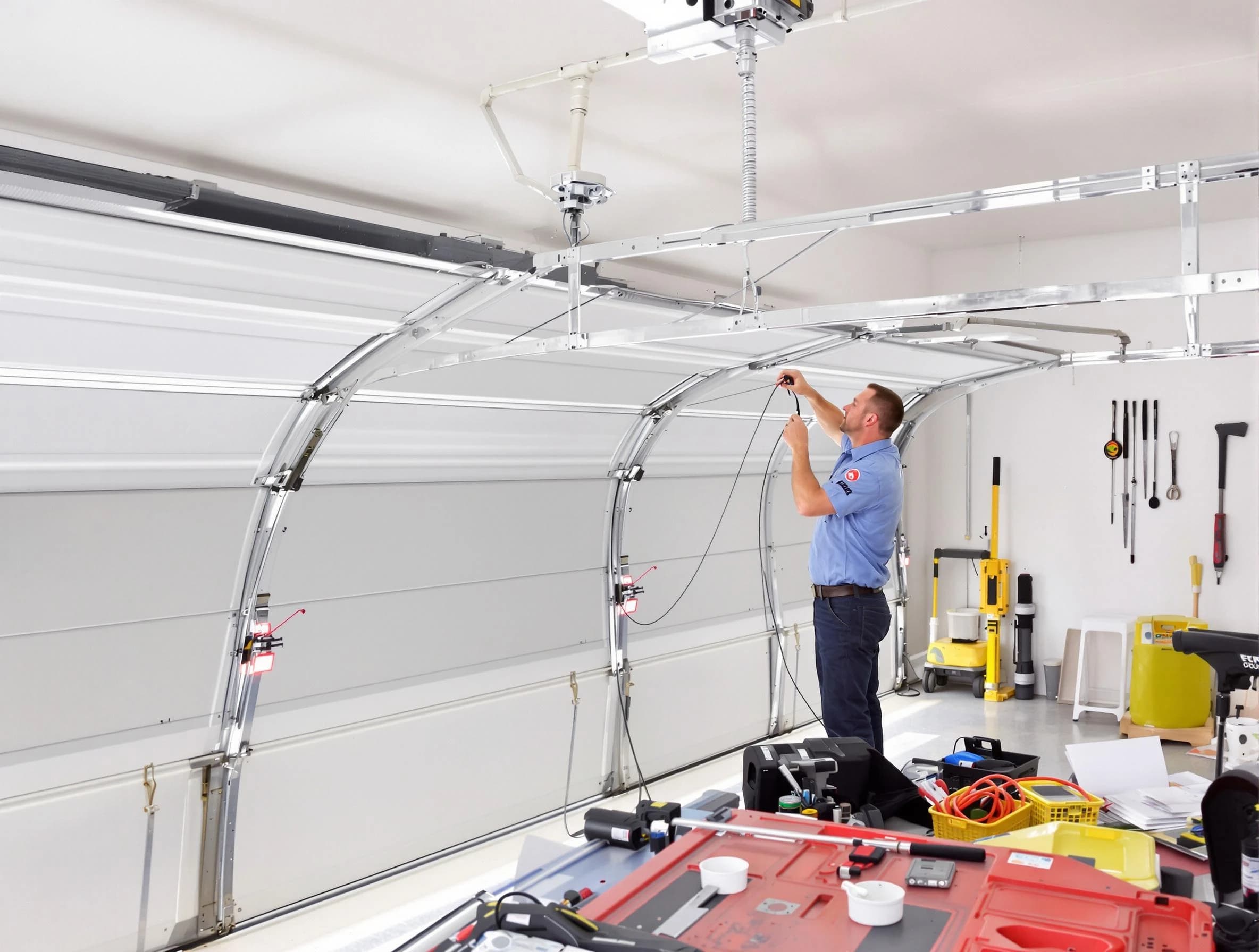 Garage door cable repair service by White Oak Garage Door Repair in White Oak