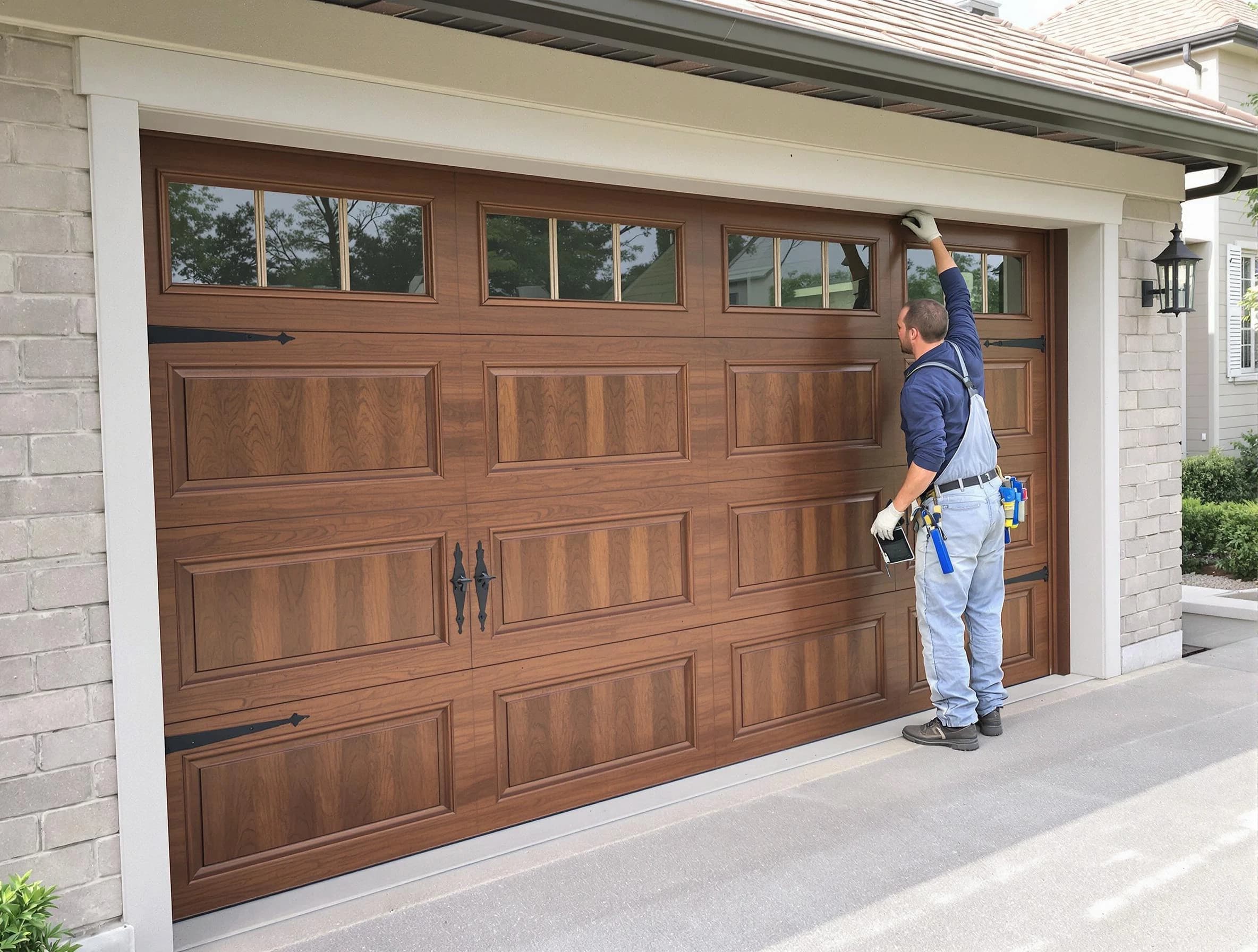 Custom garage door showcase by White Oak Garage Door Repair in White Oak