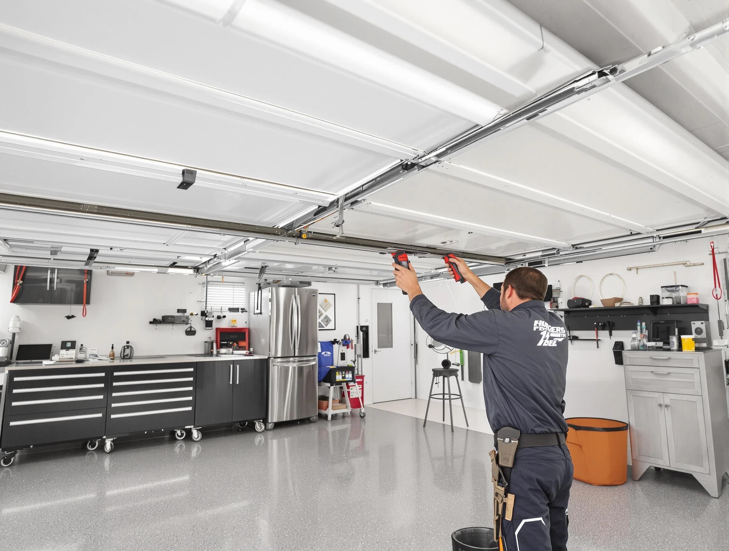 Overhead garage door repair service by White Oak Garage Door Repair in White Oak