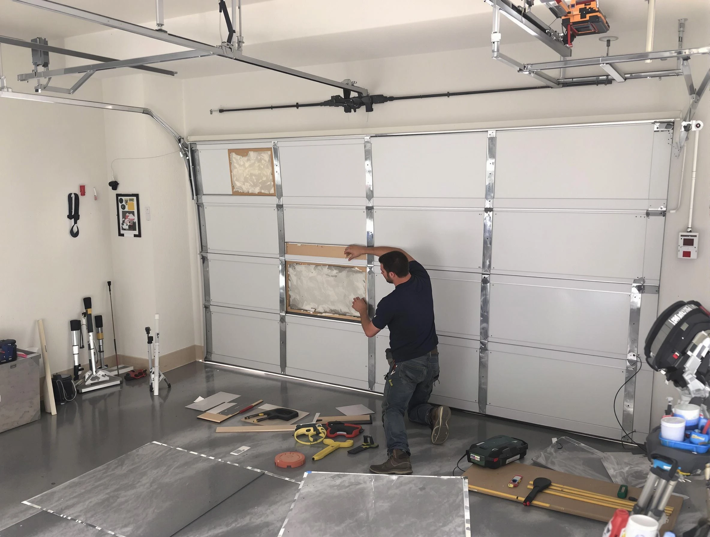 Garage Door Panel Repair in White Oak