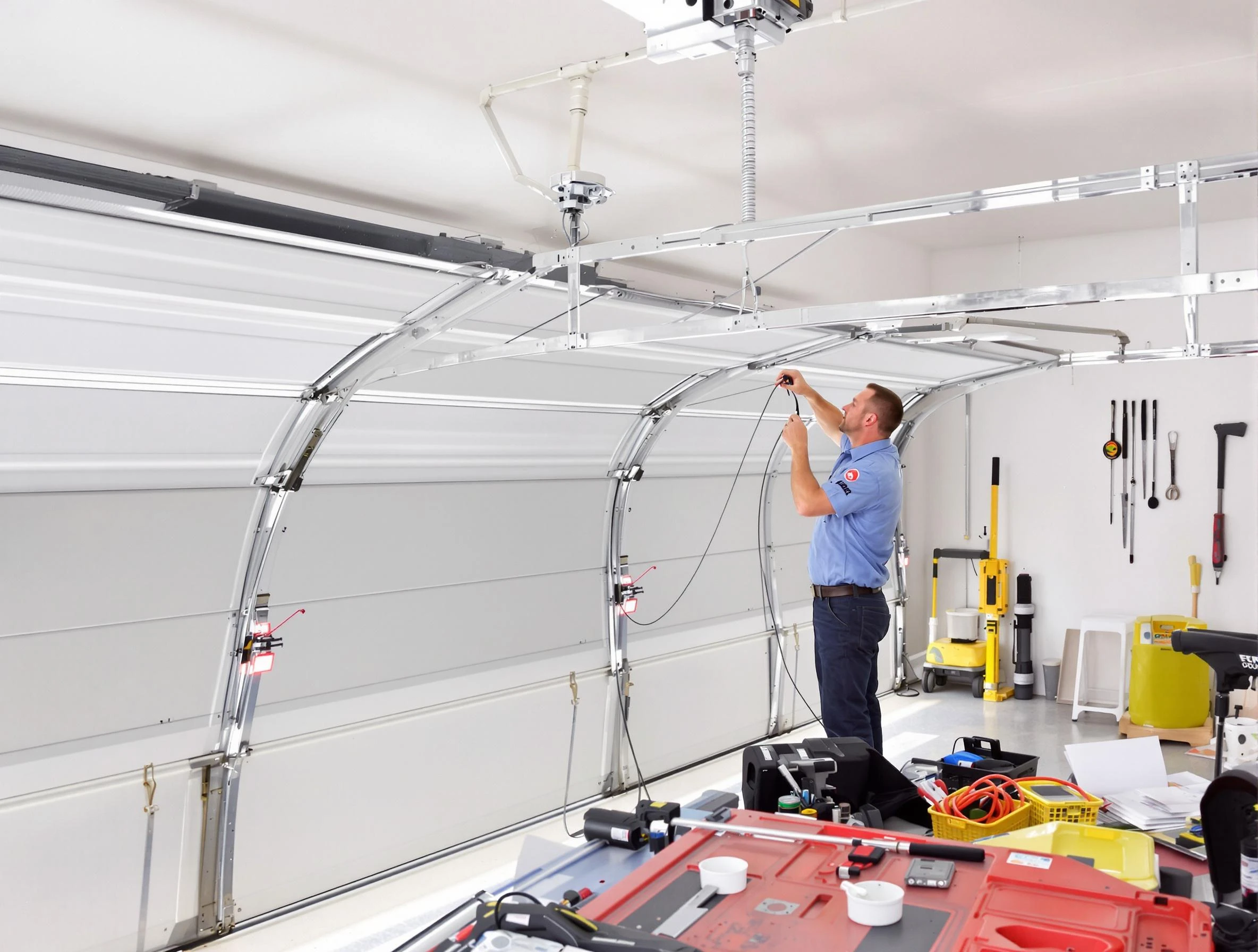 Garage door cable repair service by White Oak Garage Door Repair in White Oak