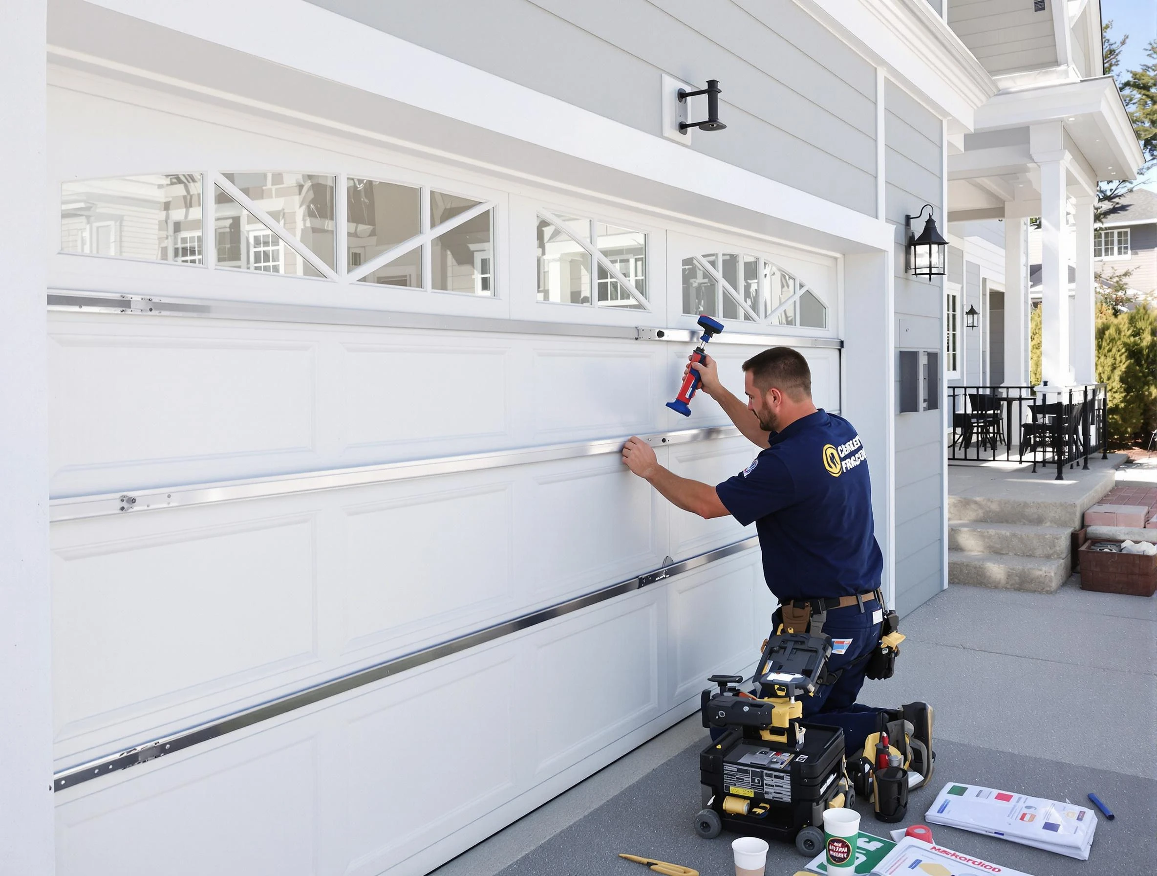Professional garage door installation by White Oak Garage Door Repair in White Oak