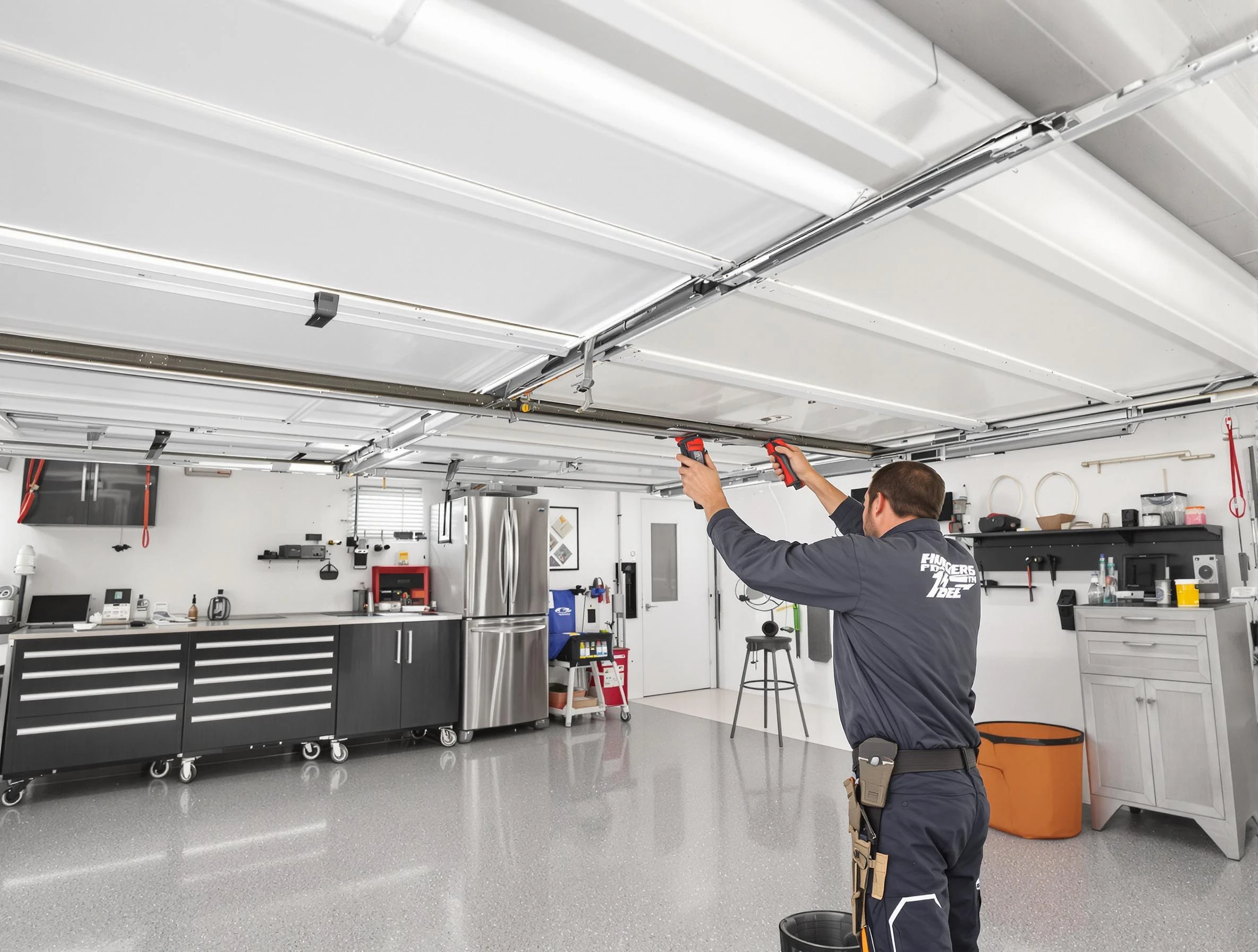 Overhead garage door repair service by White Oak Garage Door Repair in White Oak